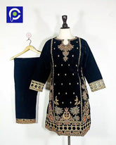 velvet dress 14.3 black